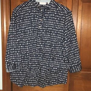 Blue button up shirt